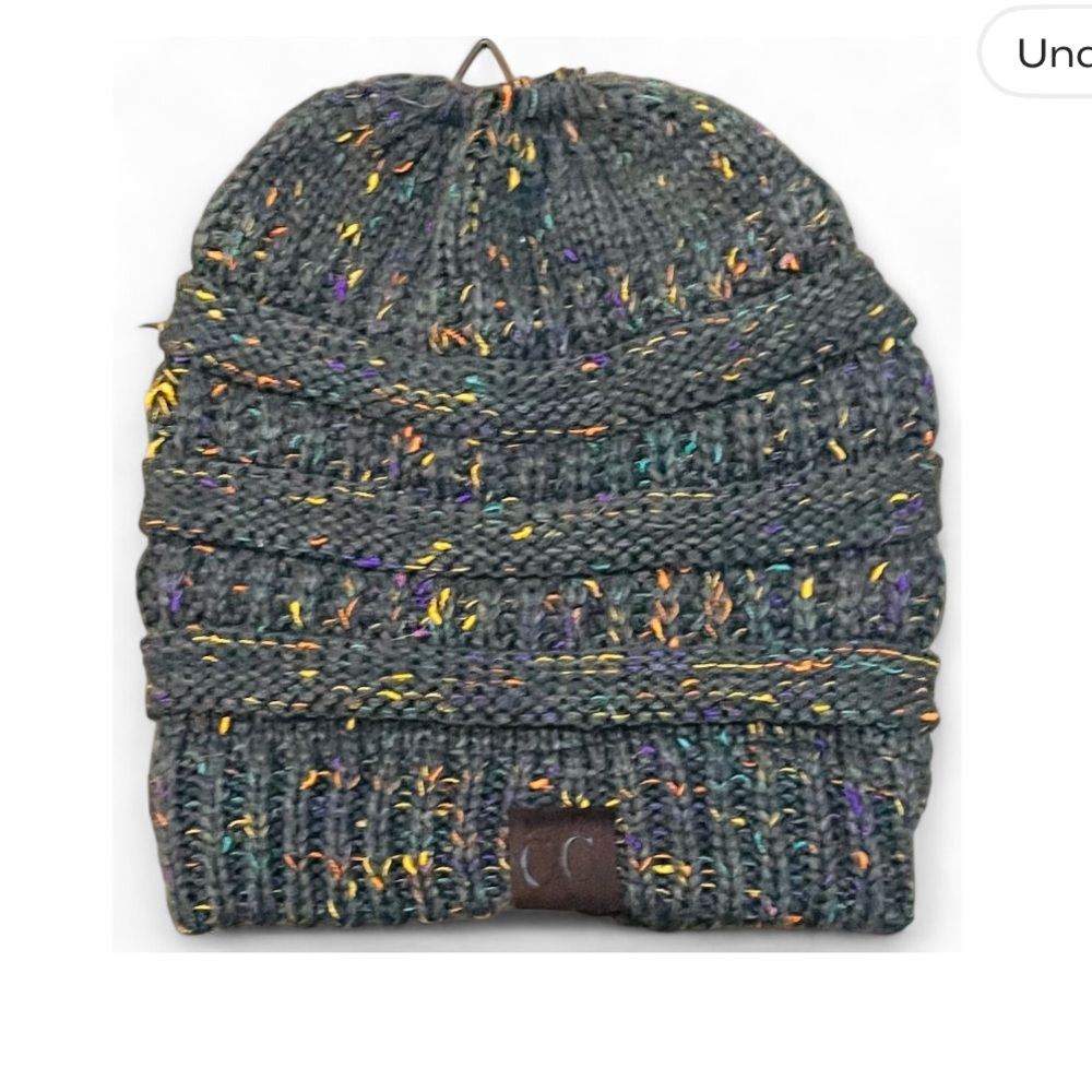 C.C. Multicolor Knit Beanie